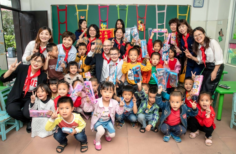 美商福萊：捐款協助偏鄉小學建造圖書館
