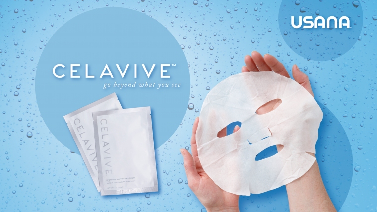 USANA：CELAVIVE深層緊緻面膜　開啟科研高效保養美學